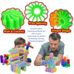 KAKATIMES versatile blocks expand play ideas for classroom or home use.