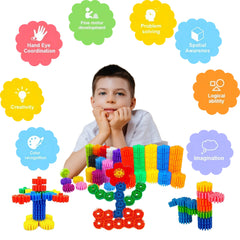 KAKATIMES safe non-toxic blocks with smooth edges provide worry-free play.