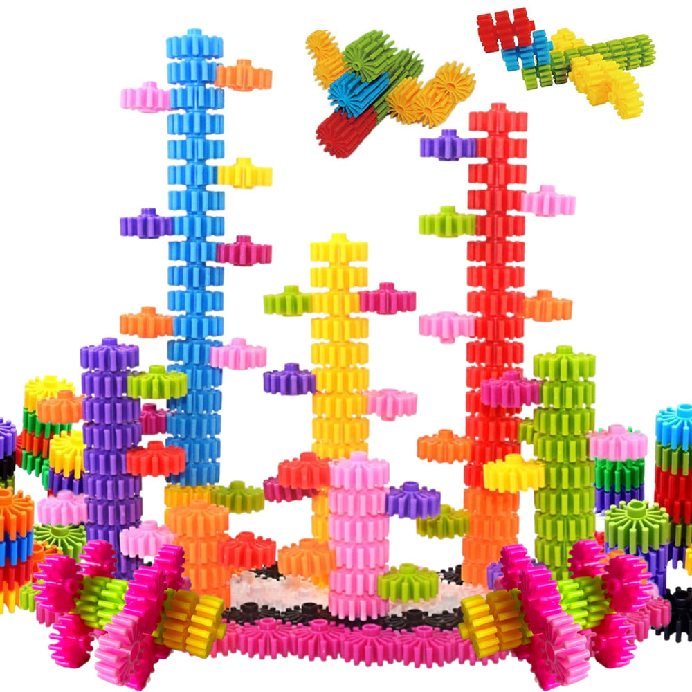 KAKATIMES STEM building blocks toy puzzle showing colorful pieces for hands-on problem solving.