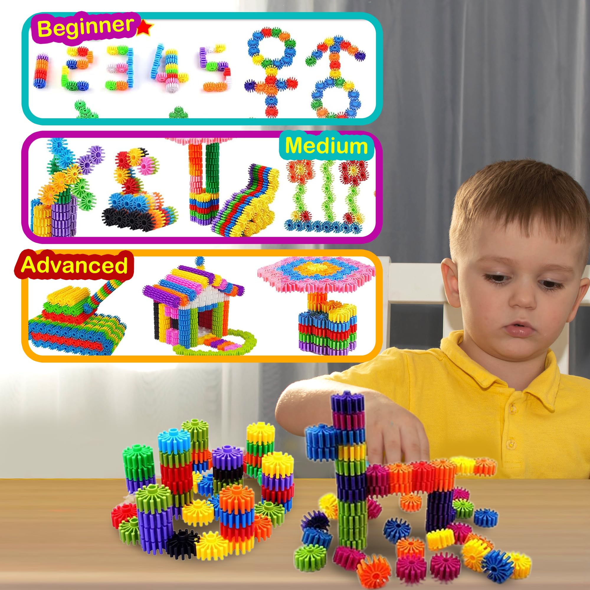 KAKATIMES toddler and preschool-friendly design fits early learners' planning and fine motor skills.