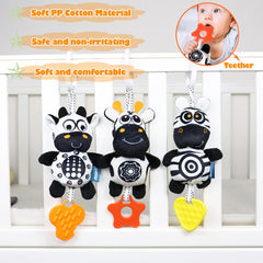 KAKIBLIN teether on the hanging toy provides safe gum relief for babies.