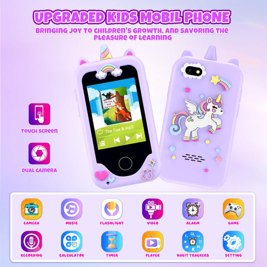 KAKTIN kids phone showcases a 2.8-inch touchscreen for small hands.