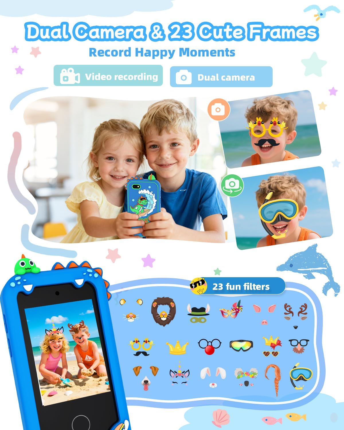 KAKTIN phone features habit reminders to support daily routines.