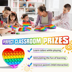 Kakukokas octagonal pop fidget offers diverse shapes for sensory exploration