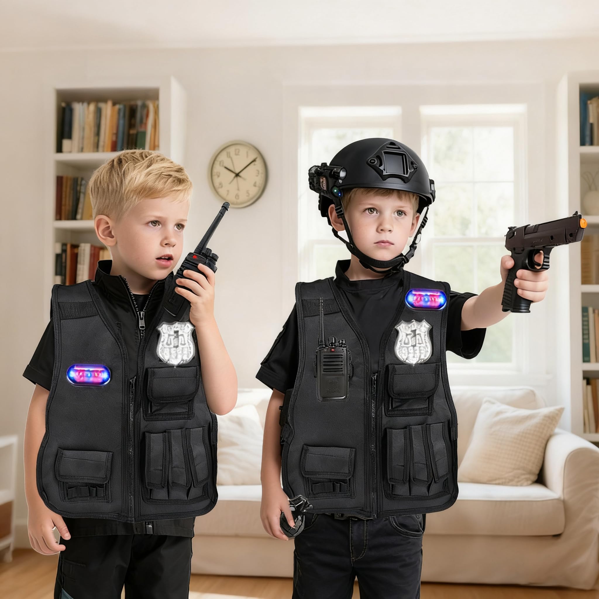 KalaDuck toy badge and glasses set enhances authentic officer look