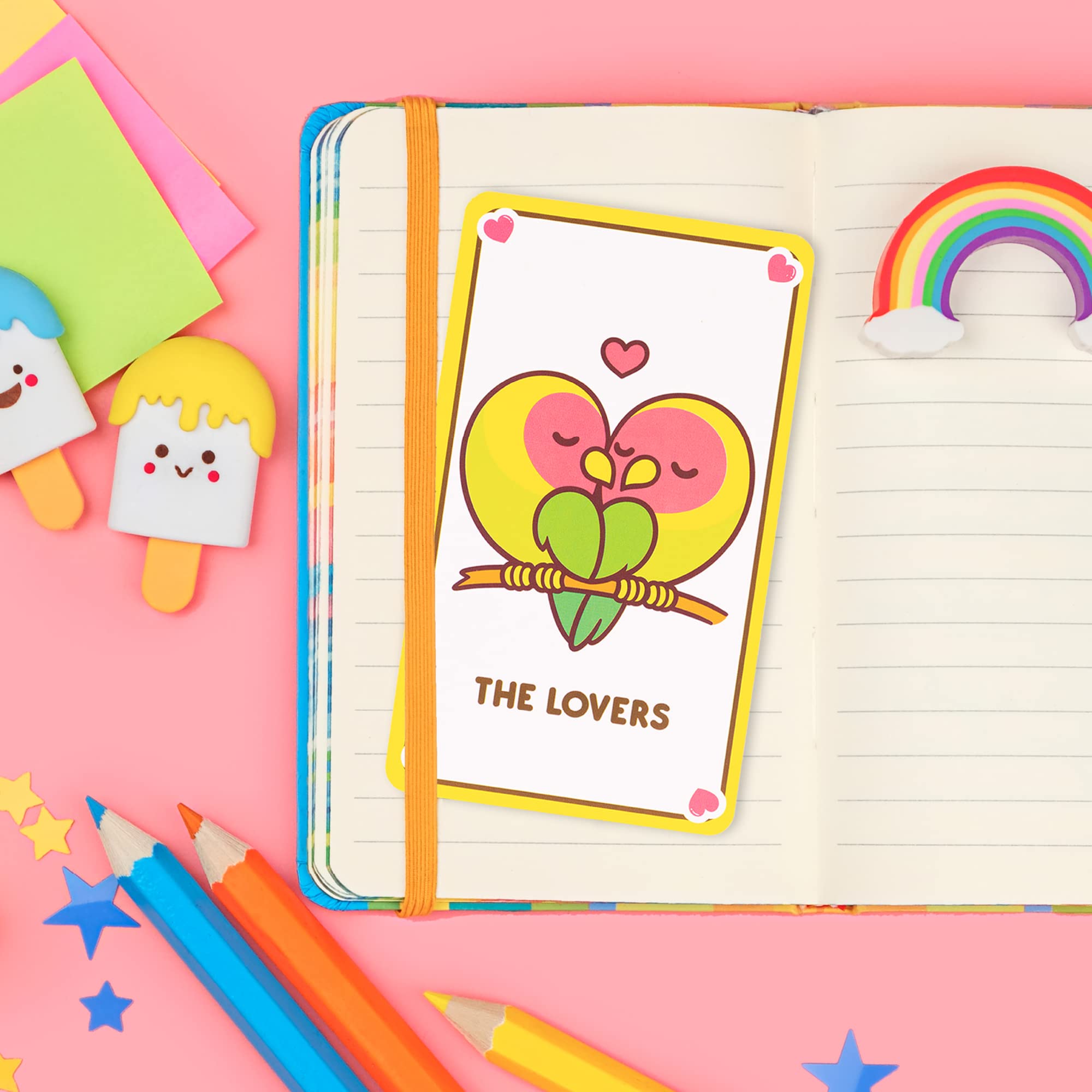 Kalan Cute Kawaii Tarot Cards gift-ready package, perfect birthday surprise.