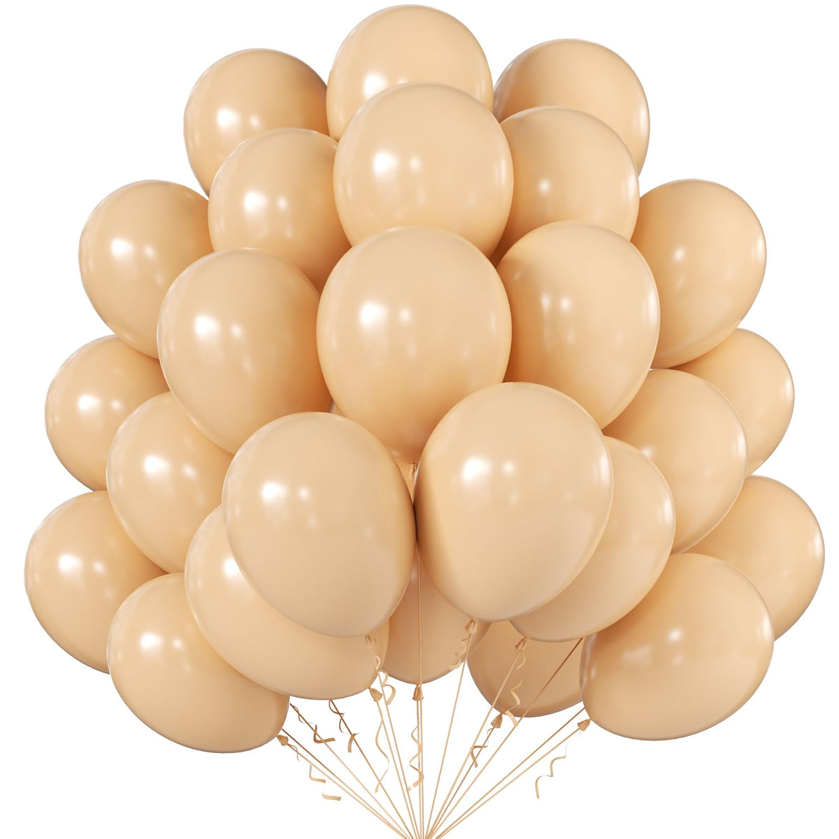 KALOR 10-inch beige balloons for vibrant party decor