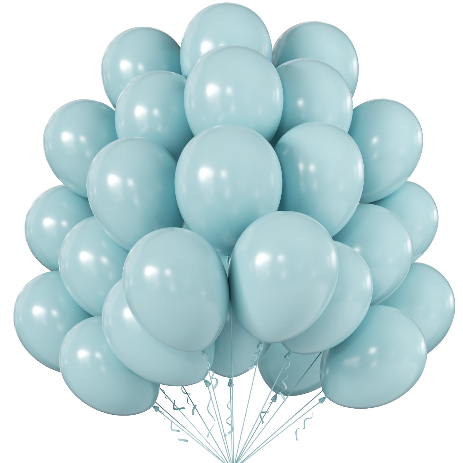 KALOR 10-inch Retro Mist Blue balloons perfect for arches and centerpieces.