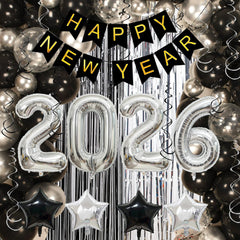 Kalor 2026 number balloons, 40-inch centerpiece for a modern NYE setup
