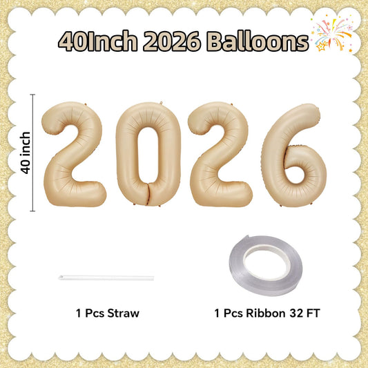 KALOR caramel foil 2026 banner adds lasting shine to celebrations.