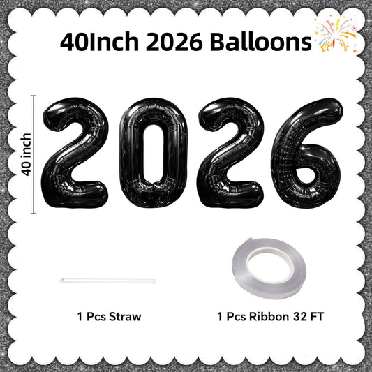 KALOR foil balloon banner with ribbon for quick party decoration.