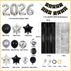 Kalor Happy New Year banner enhances bold doorway decor for celebrations