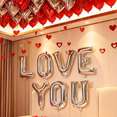 KALOR I Love You balloon durable aluminum foil for reuse