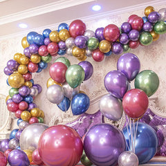 KALOR party scene with balloons in use for celebrations and photos.