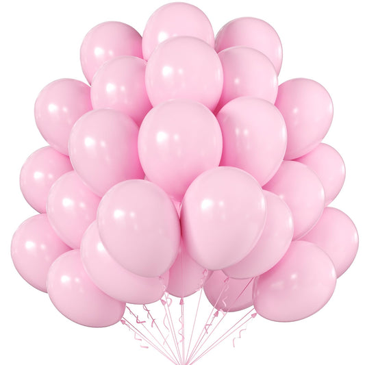 KALOR pastel pink 10-inch balloons ideal for arches and garlands.