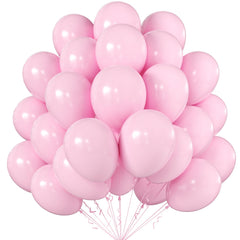 KALOR pastel pink 10-inch balloons ideal for arches and garlands.