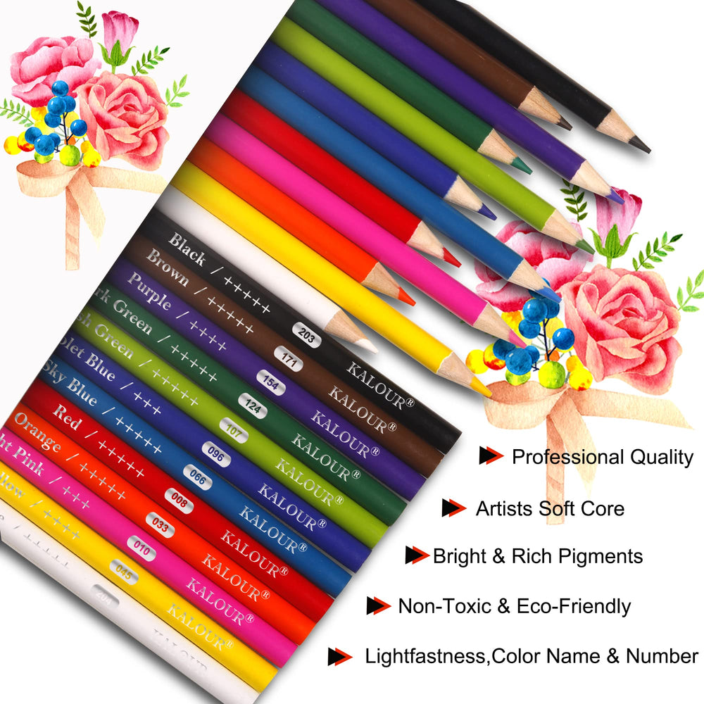 KALOUR twelve basic colors highlighted for easy color selection