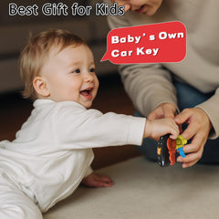 KALUYA Baby Keys Toy realistic key fob design encourages pretend car play.
