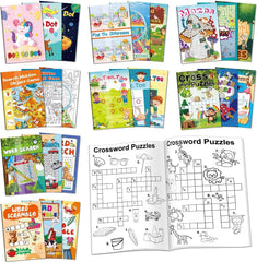 Kalysky 24 mini activity books collection cover for party favors and gifts