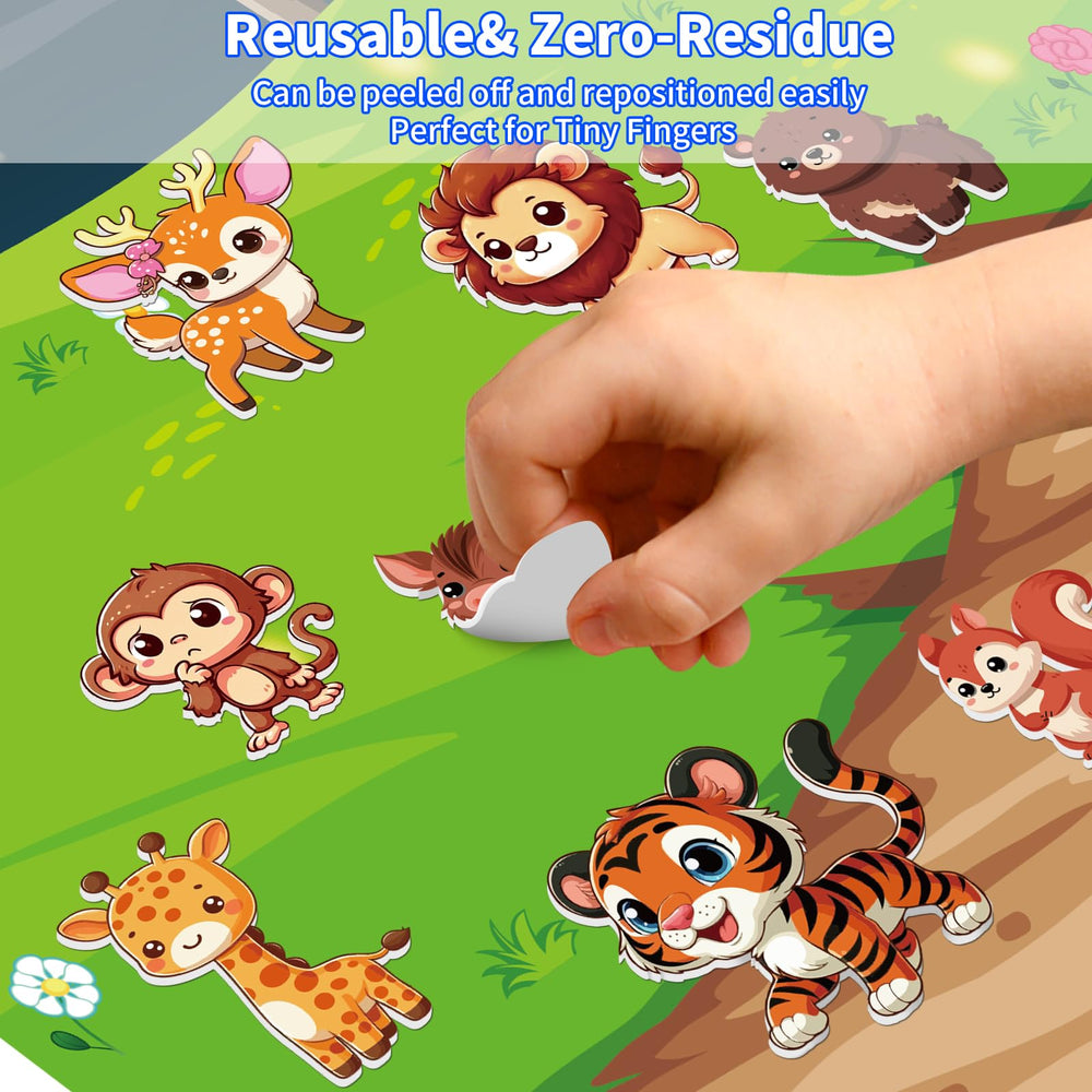 Kalysky busy town stickers encourage pretend play and daily life learning.