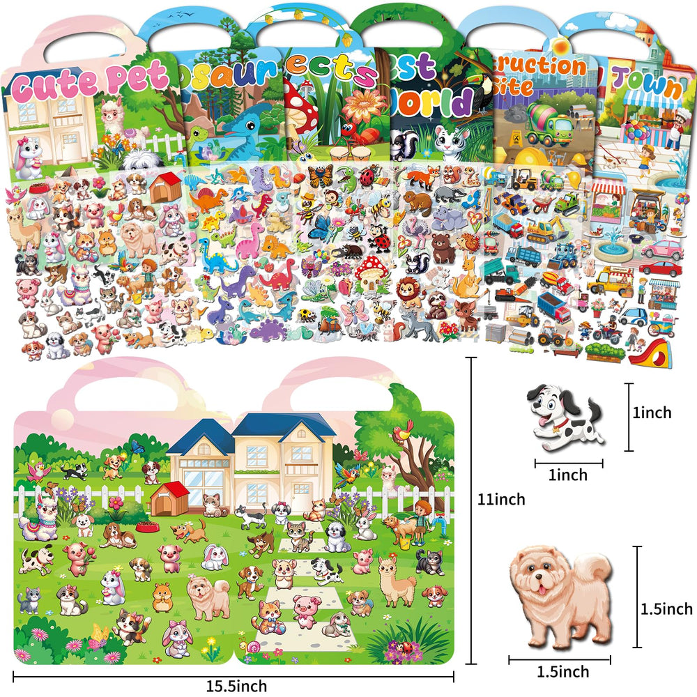 Kalysky forest world stickers spark exploration and color recognition in toddlers.