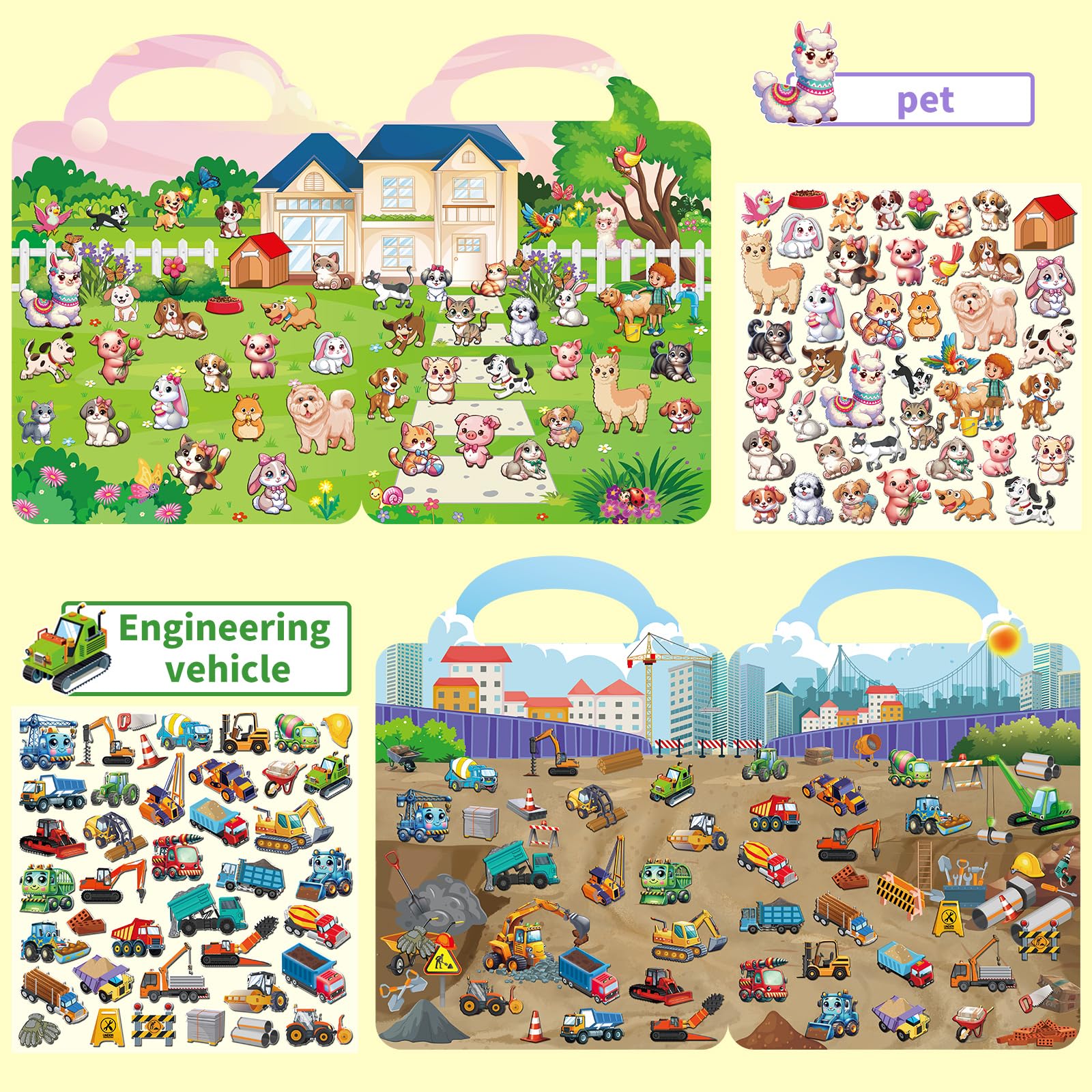 KalyskyPets stickers bring friendly characters to life for classroom and travel fun.