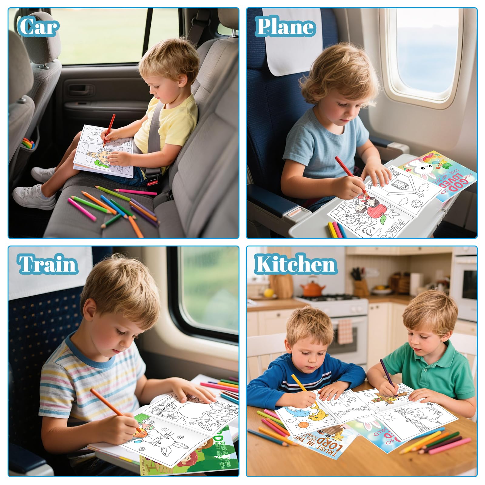Kalysky Bible coloring book classroom-reward gift for students' crafts.