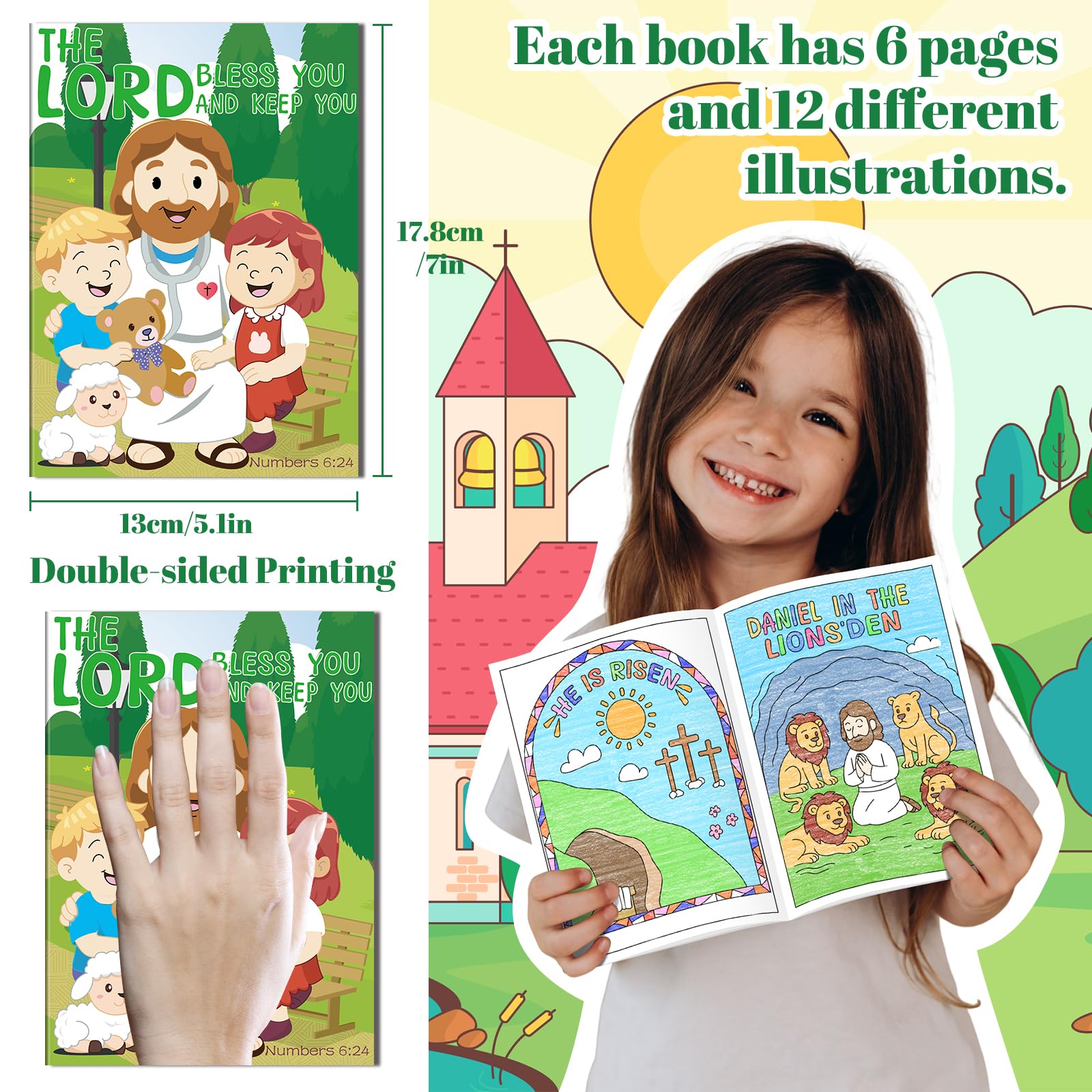 Kalysky Bible coloring book double-sided pages for versatile coloring sessions.