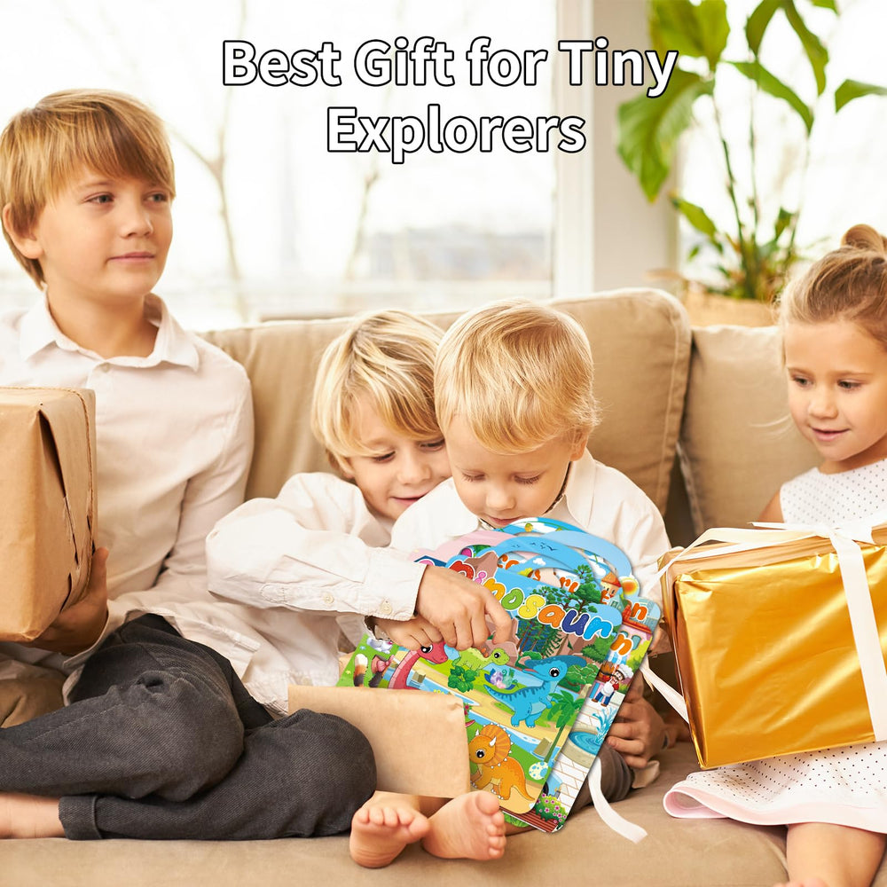 Kalysky busy-town 3D sticker book helps kids role-play busy streets and planning.