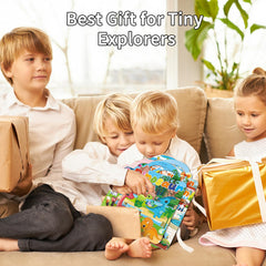 Kalysky busy-town 3D sticker book helps kids role-play busy streets and planning.