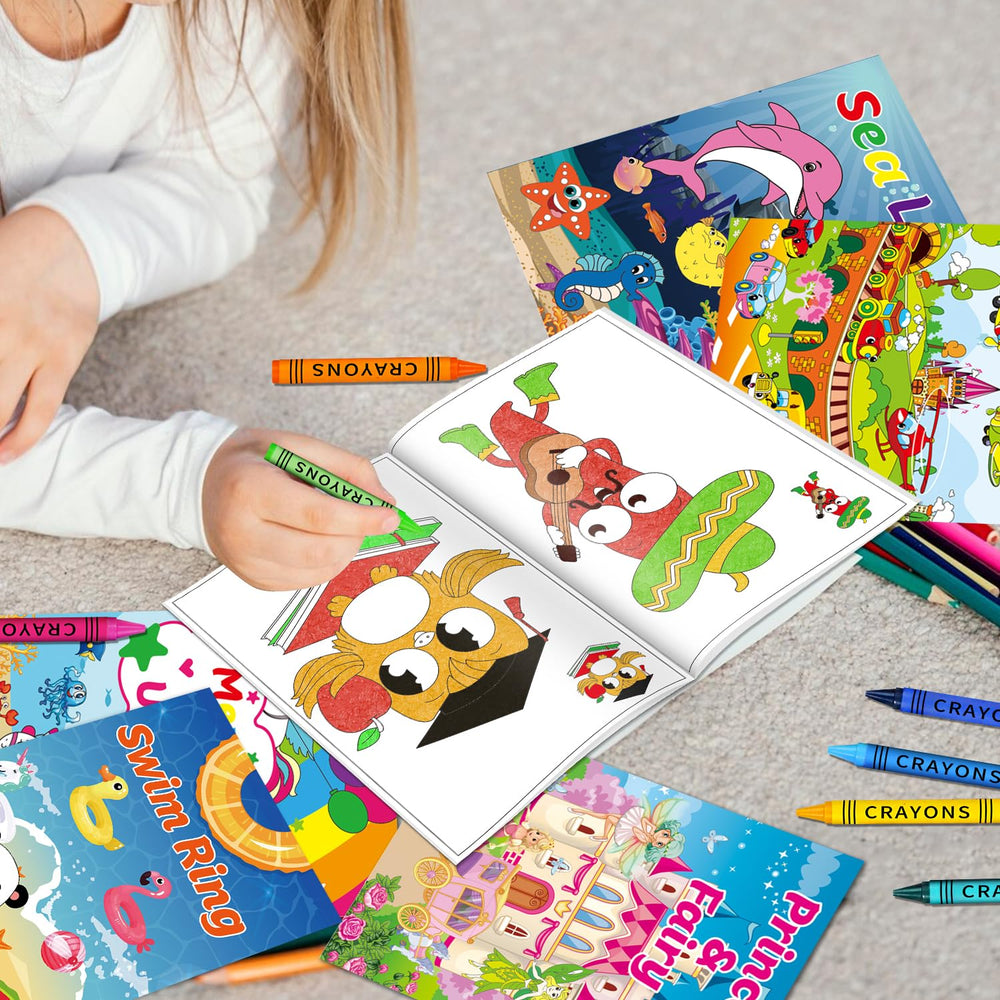 Kalysky classroom activity coloring books are compact desk companions.
