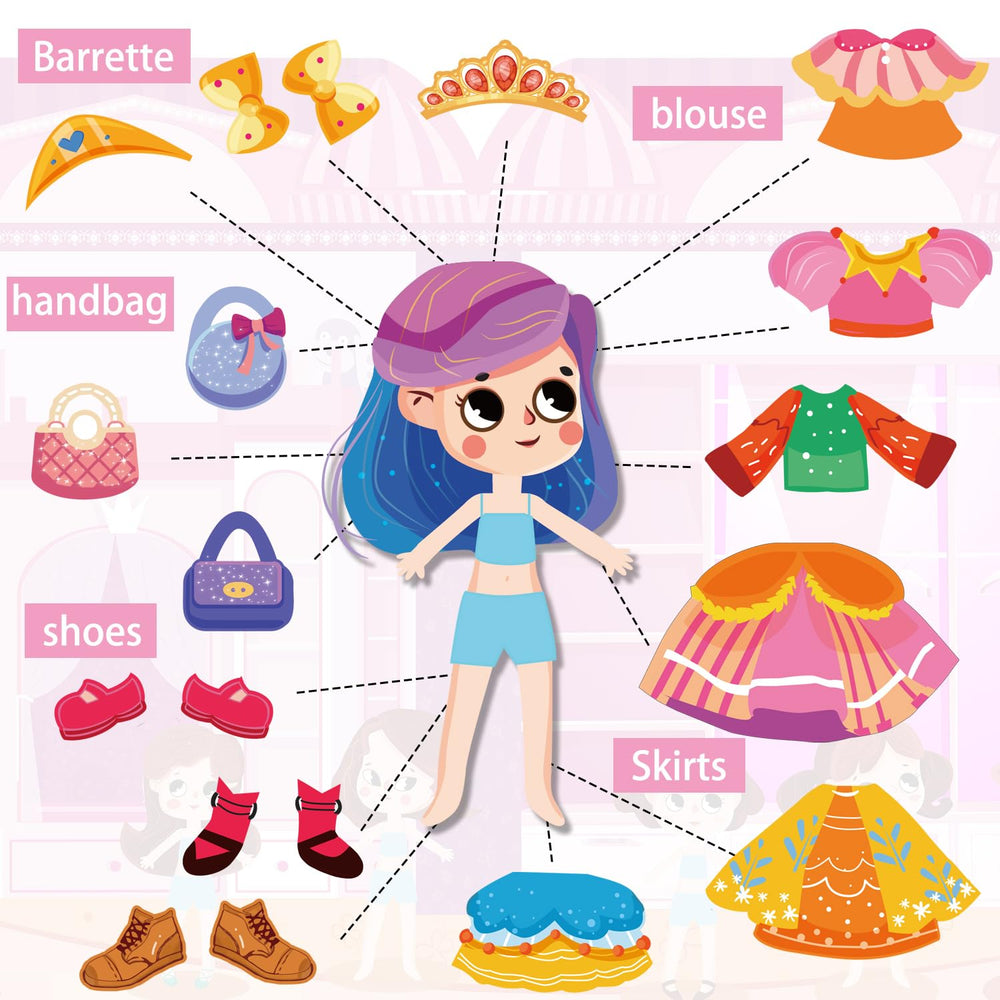 Kalysky dress-up fairy garden stickers—delicate details inspire magical playtime.