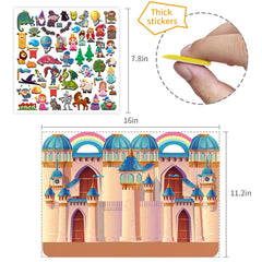 Kalysky dress-up fashion girl stickers scene—easy to peel and rearrange for playful outfits.