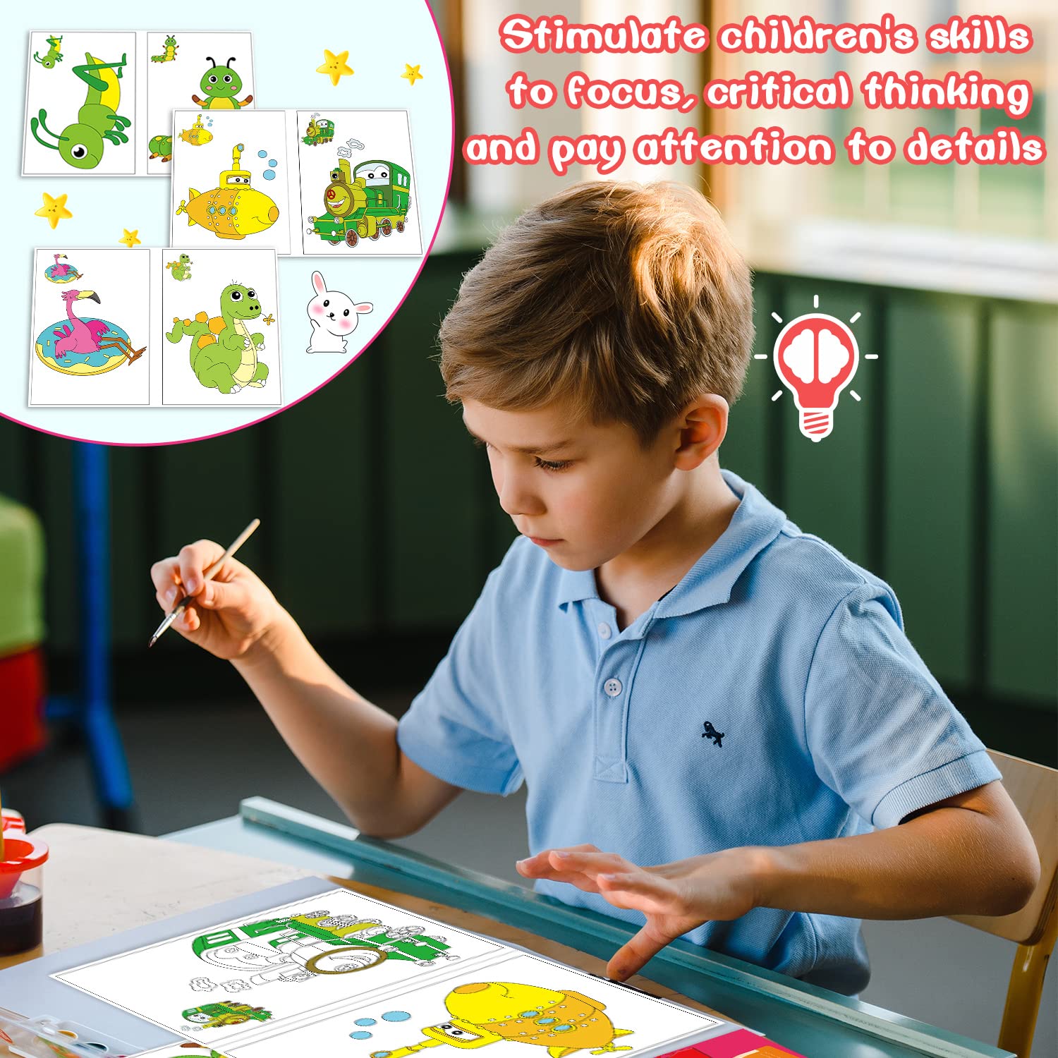 Kalysky gentle paper stock works with crayons, pencils, and pastels.