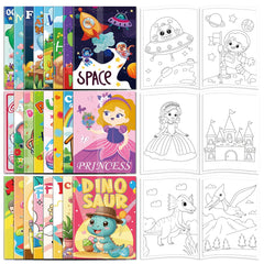 Kalysky mini coloring book dinosaur discovery supports focus during play