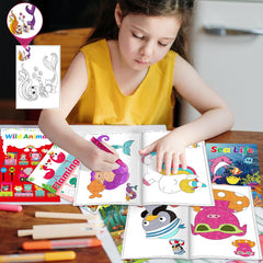 Kalysky party-favor coloring books add color to birthdays and events.