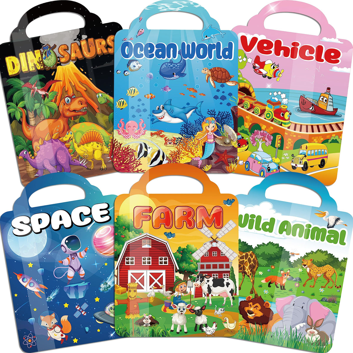 Kalysky Puffy Sticker Books Farm theme with 60+ stickers sparks storytelling.