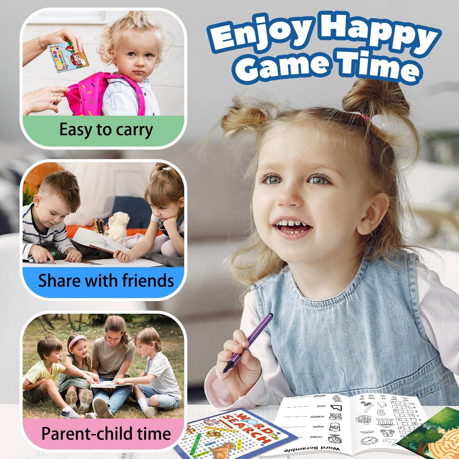 Kalysky travel-friendly activity books ideal for classroom or party favors