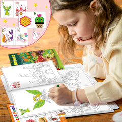Kalysky travel-friendly coloring books ideal for car rides and trips.