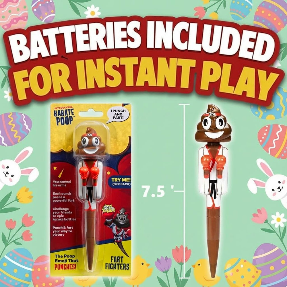 Kamhi World farting poop pen packaging-display shows the quirky novelty at a glance.