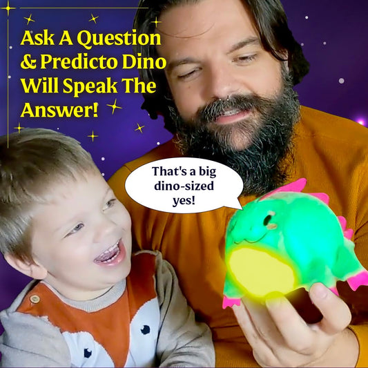 Predicto Dino's color-changing LED belly creates captivating playtime