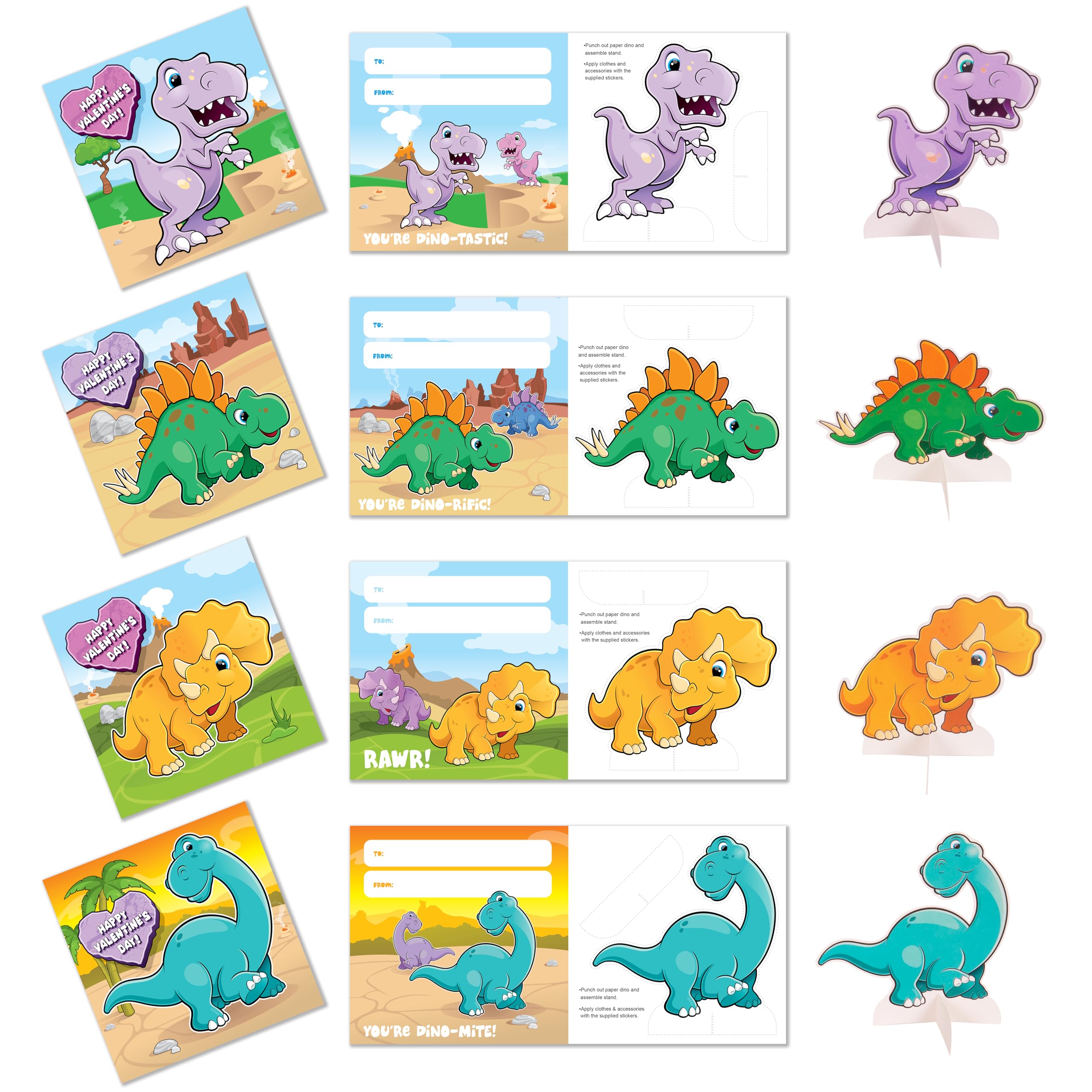 Kangaroo included envelopes and stickers simplify gifting for ready-to-share packs.