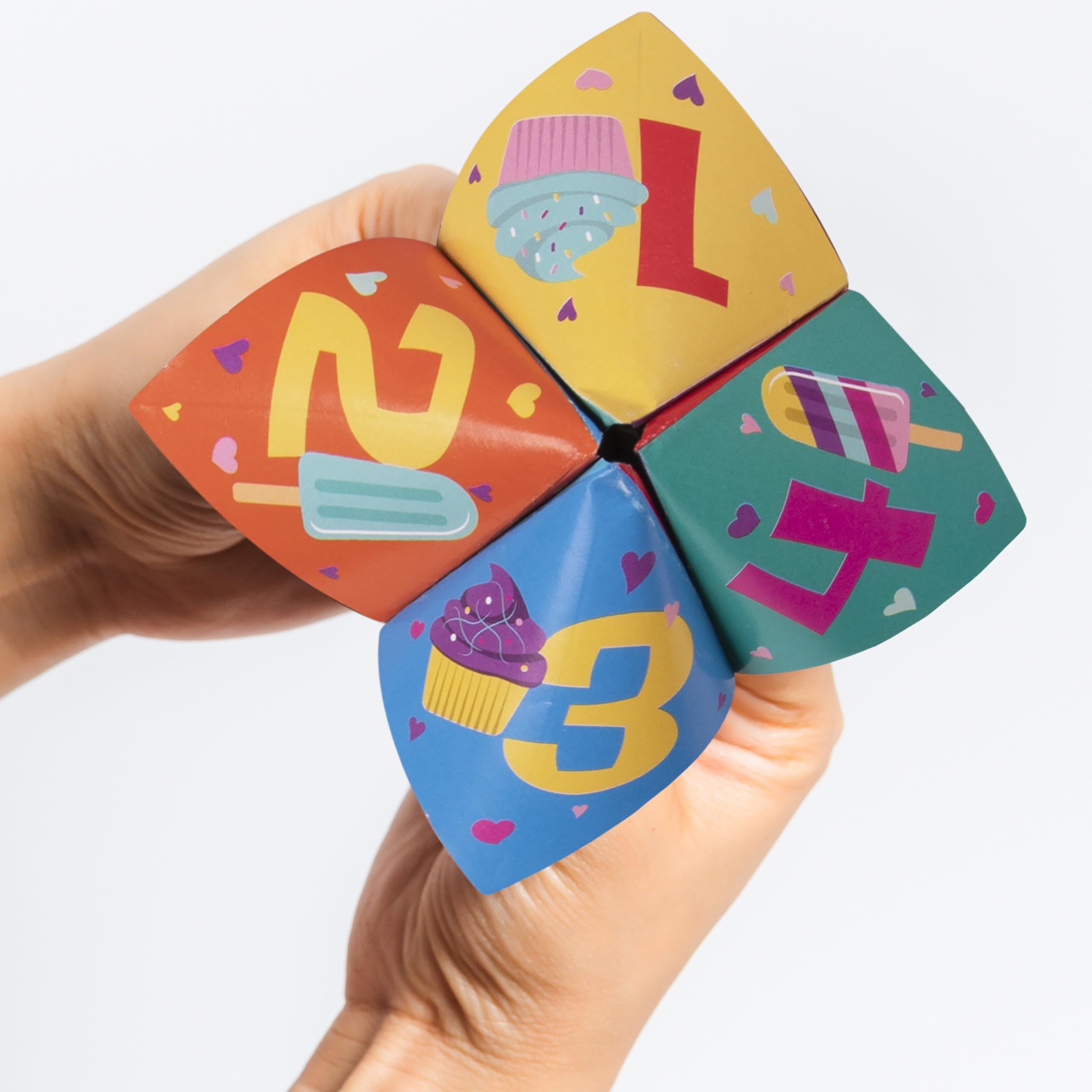 Kangaroo premium thick paper cootie catchers endure classroom use
