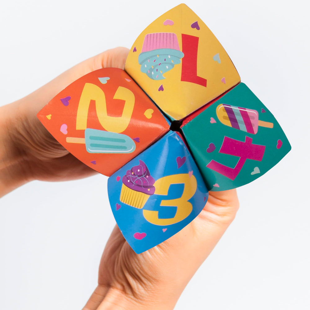 Kangaroo premium thick paper cootie catchers endure classroom use
