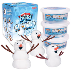 Kangaroo Snowman Kit: foam putty for hands-on holiday crafting.