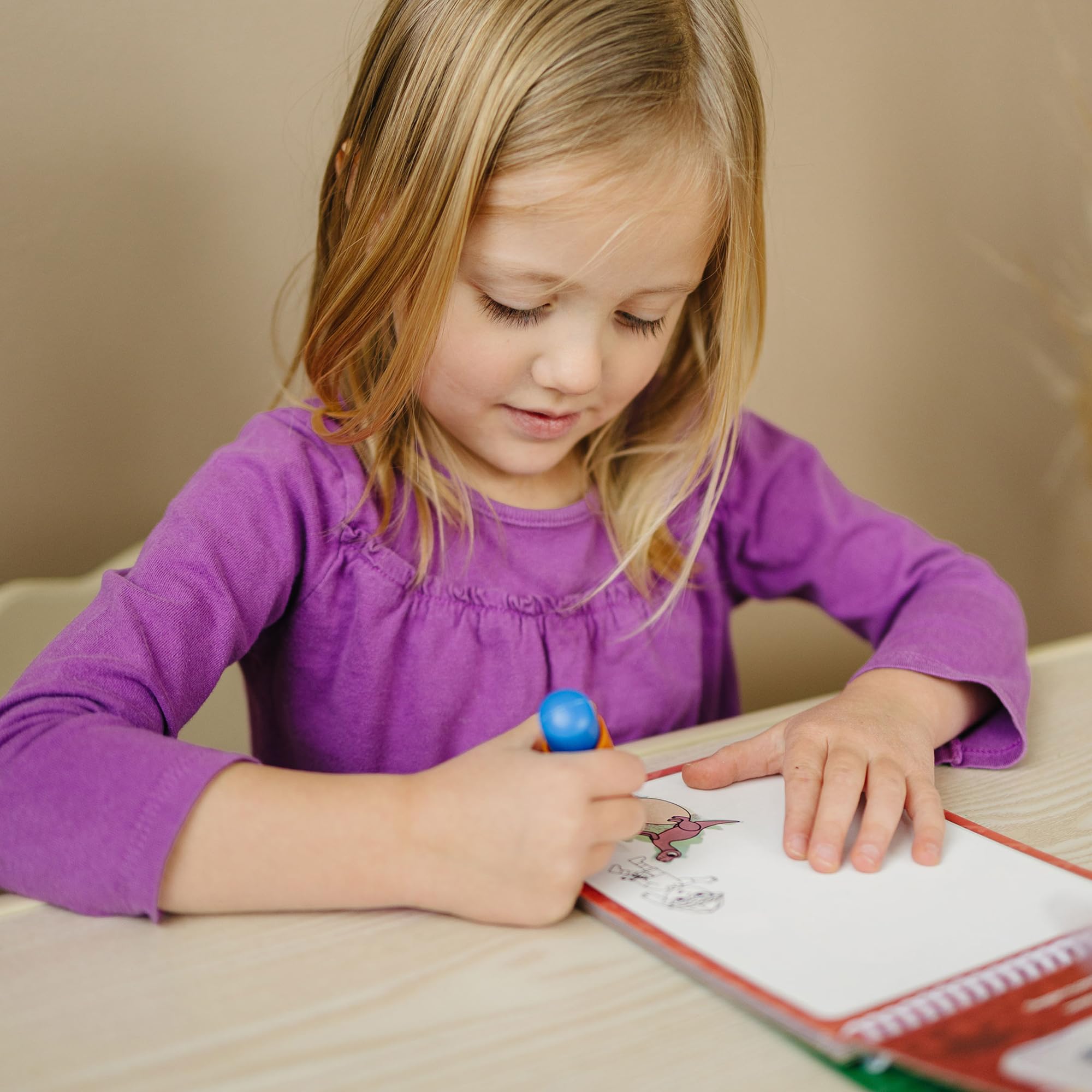 KangaToys Aqua Brush scene with Penny and Peter promotes family-themed learning