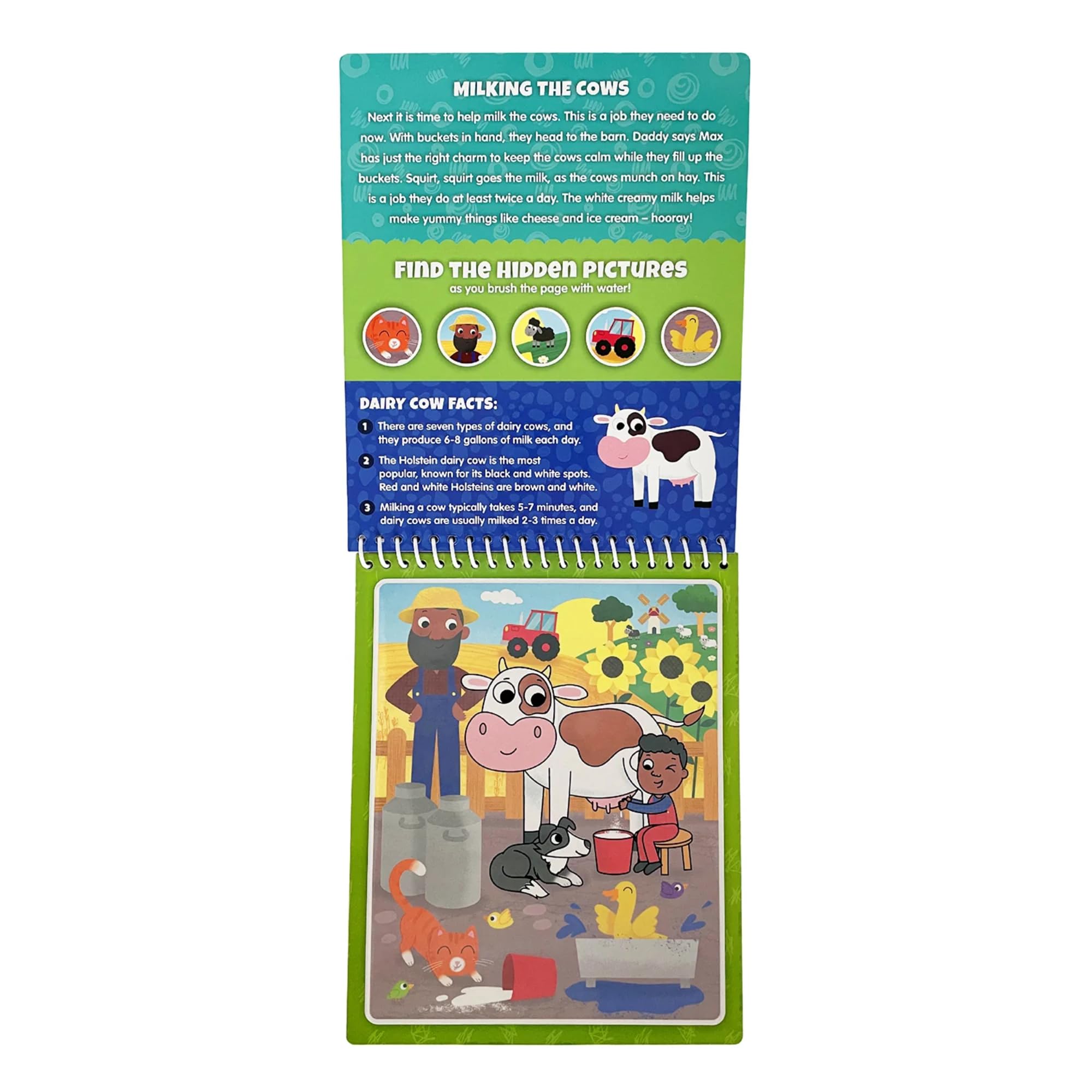 KangaToys reuse-ready pages let kids paint, dry, and color again