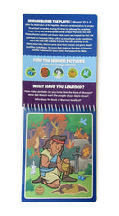 KangaToys Water Reveal Coloring Scripture Book Christ visiting America—age-appropriate spiritual scene