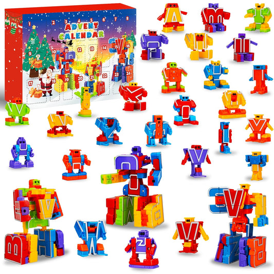 Kannove Alphabots advent calendar window reveals a new robot each day for learning