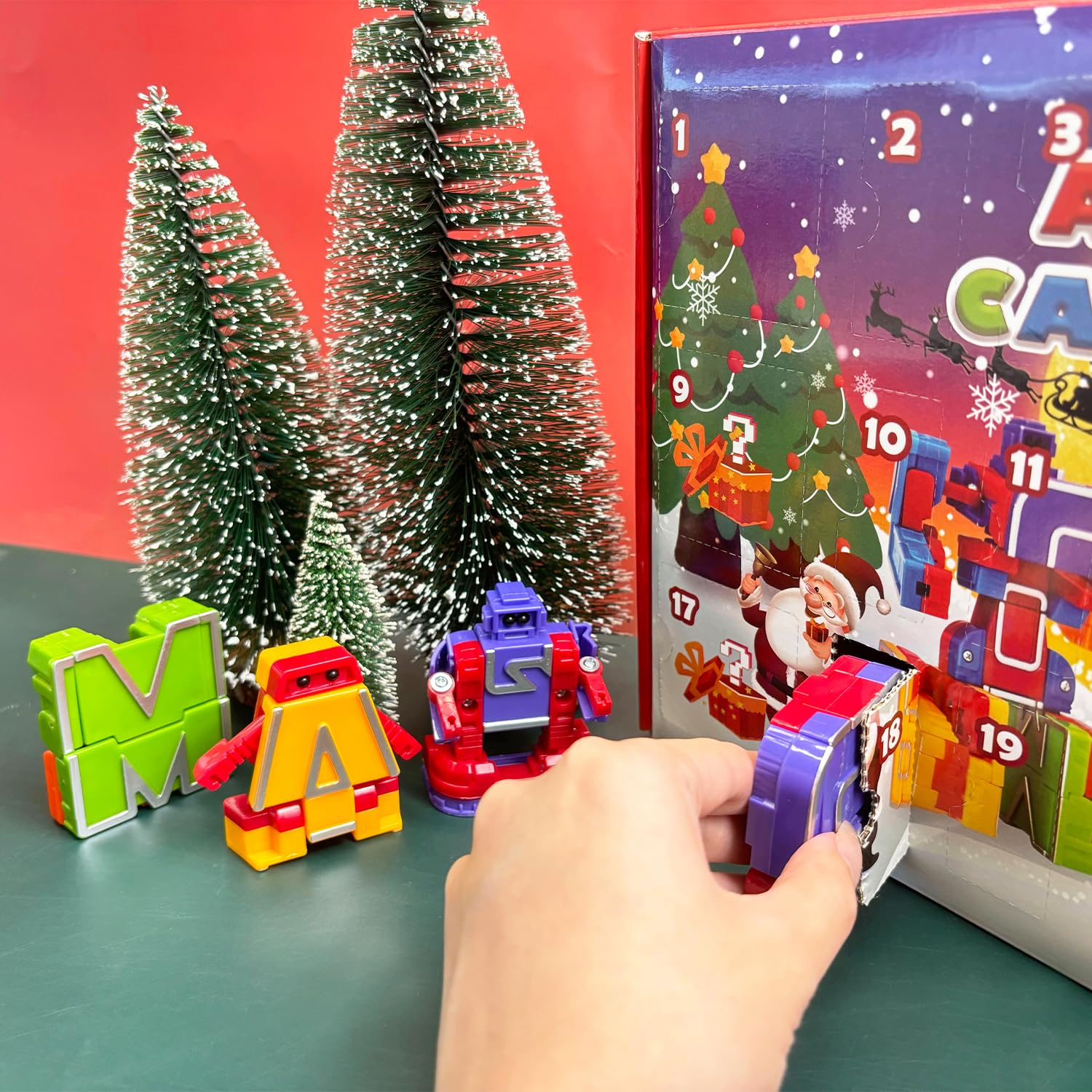 Kannove Alphabots giant robots created from letter groups support collaborative challenges